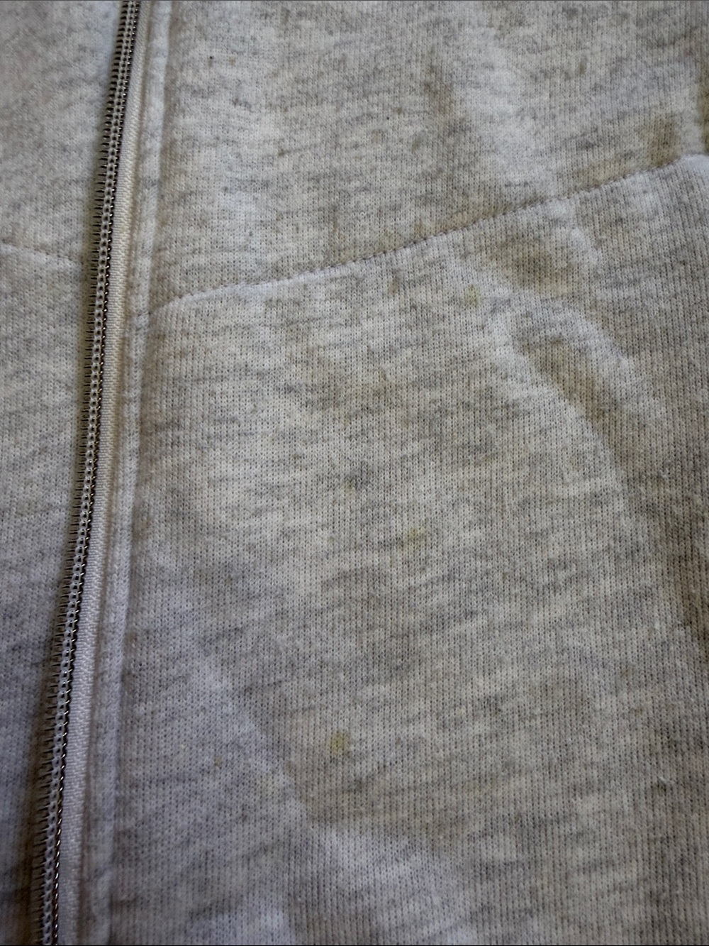 ALO Yoga Light Heather Gray Hooded Zip-Up Jacket - Picture 7 of 7